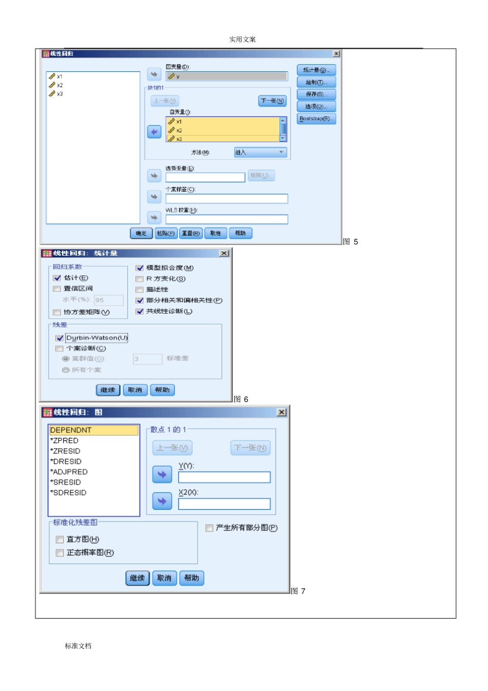 SPSS对主成分回归试验报告材料_第3页
