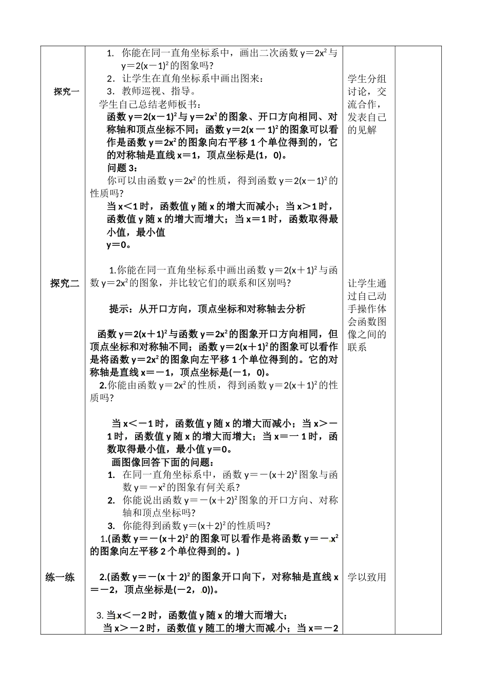 二次函数y=a(x-h)2_第2页