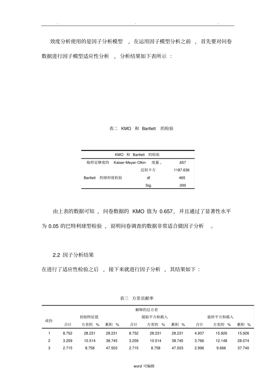 spss数据分析教程之SPSS信度分析和效度分析报告_第3页
