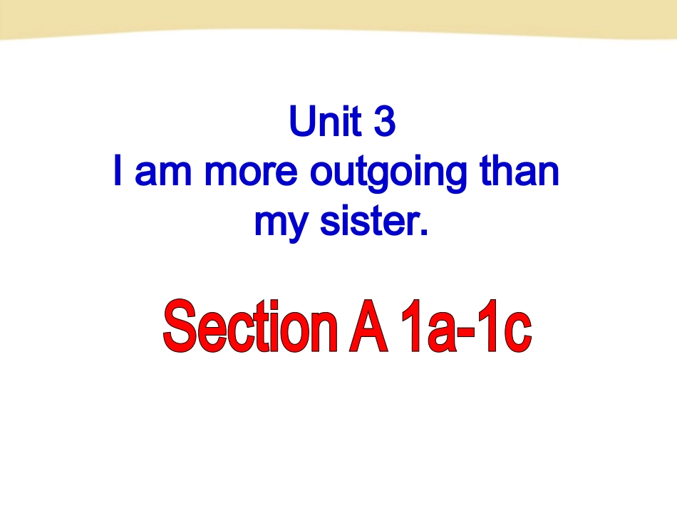 八年级英语上册Unit-3-Section-A_第1页