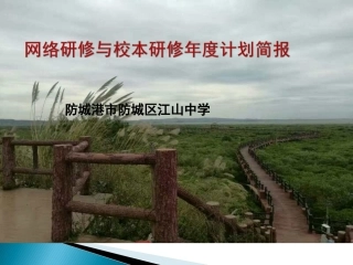 2017江山中学校本研修年度计划简报[1]