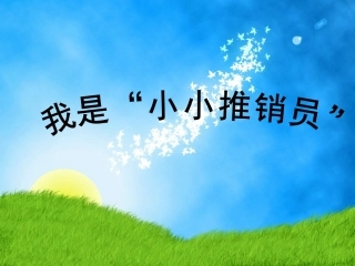 我是小小推销员课件