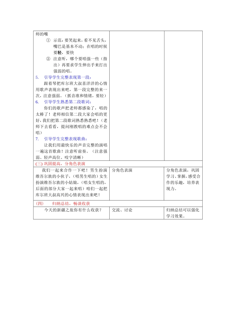 《库尔班大叔喜洋洋》教学设计_第2页