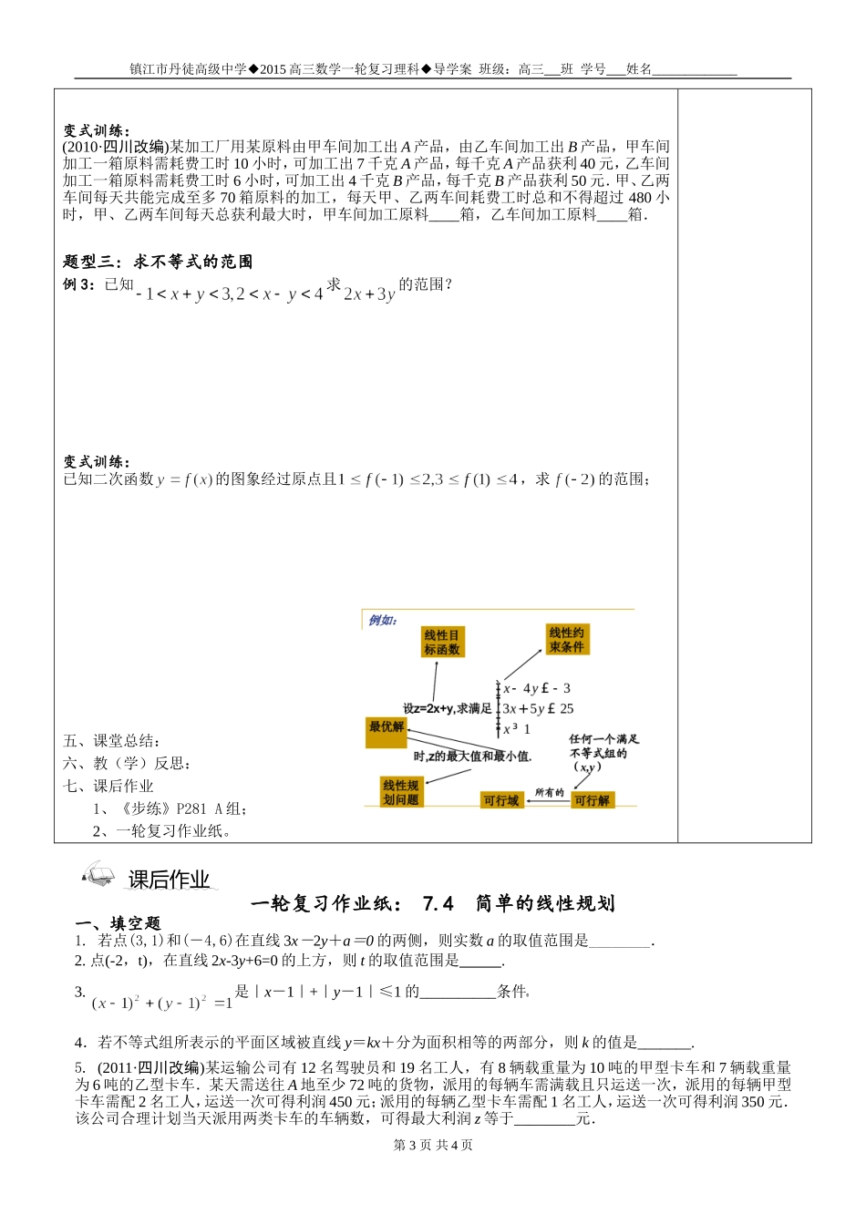 7.4简单的线性规划_第3页