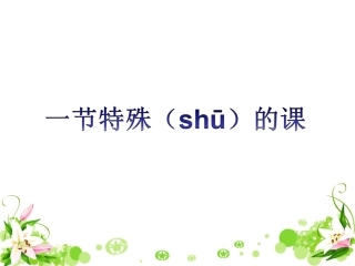 《一节特殊的课》