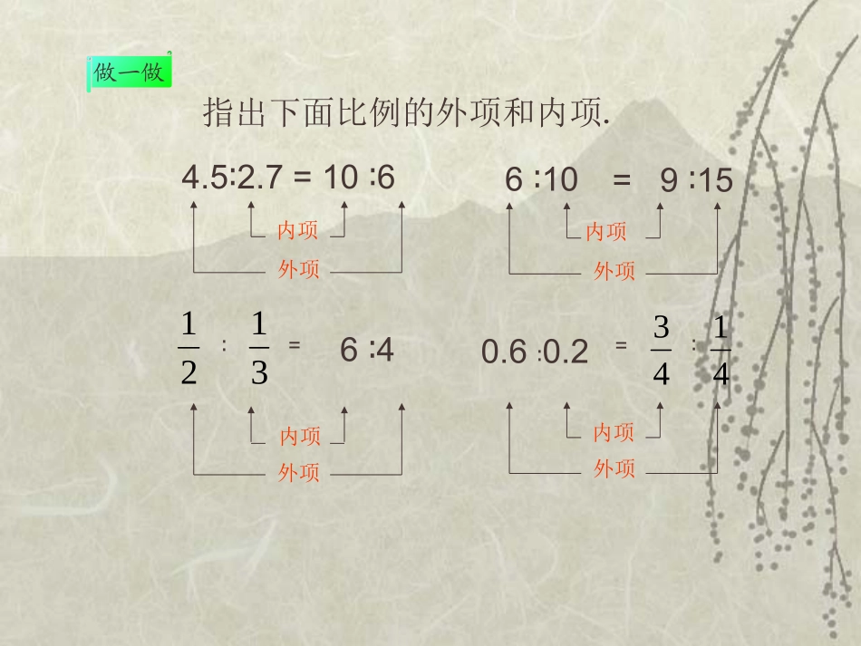 比例的基本性质讲课_第2页