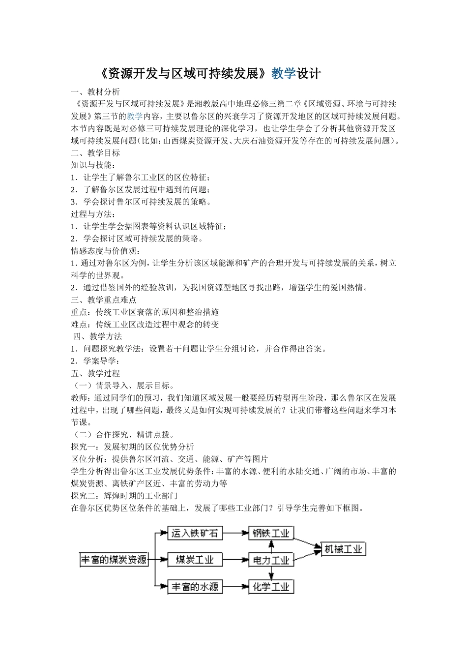 资源开发与区域可持续发展徐海琴_第1页