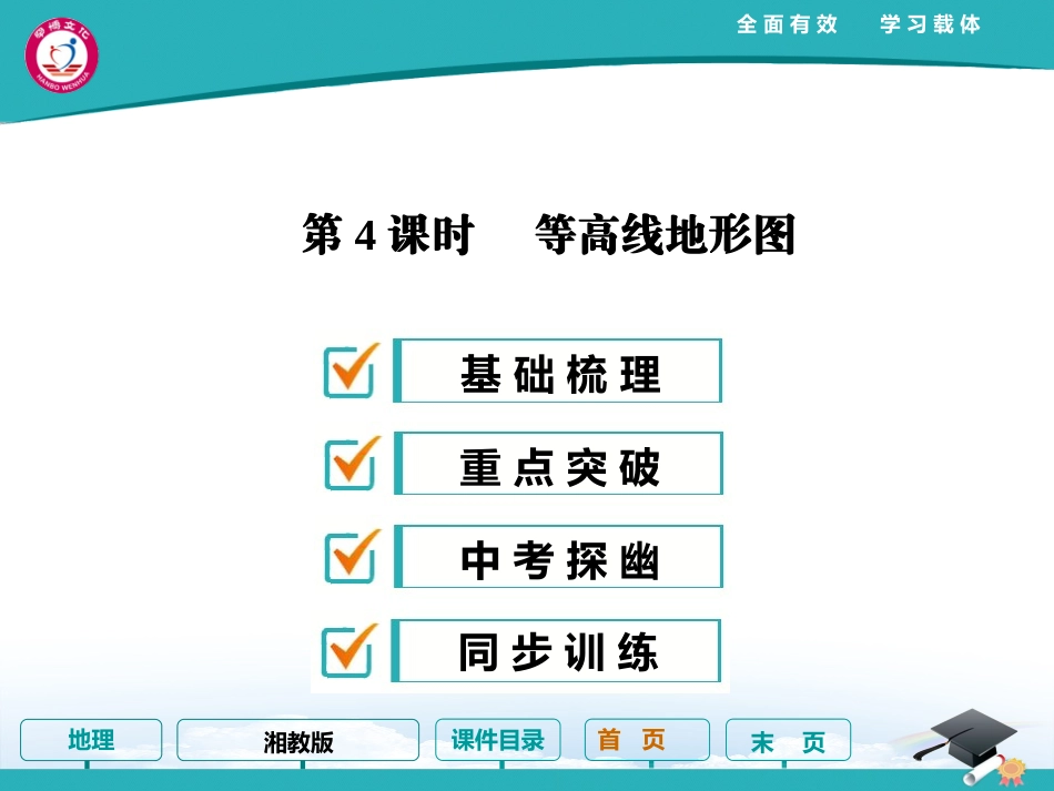 第4课时等高线地形图_第1页