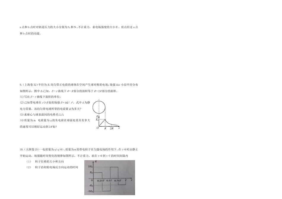 2013高考静电场部分赏析_第2页