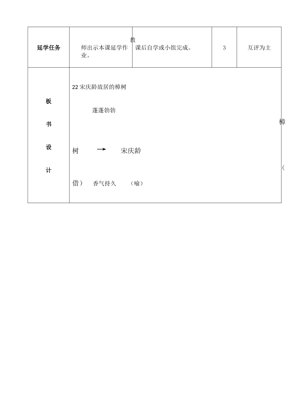 《宋庆龄故居的樟树》导学案_第3页