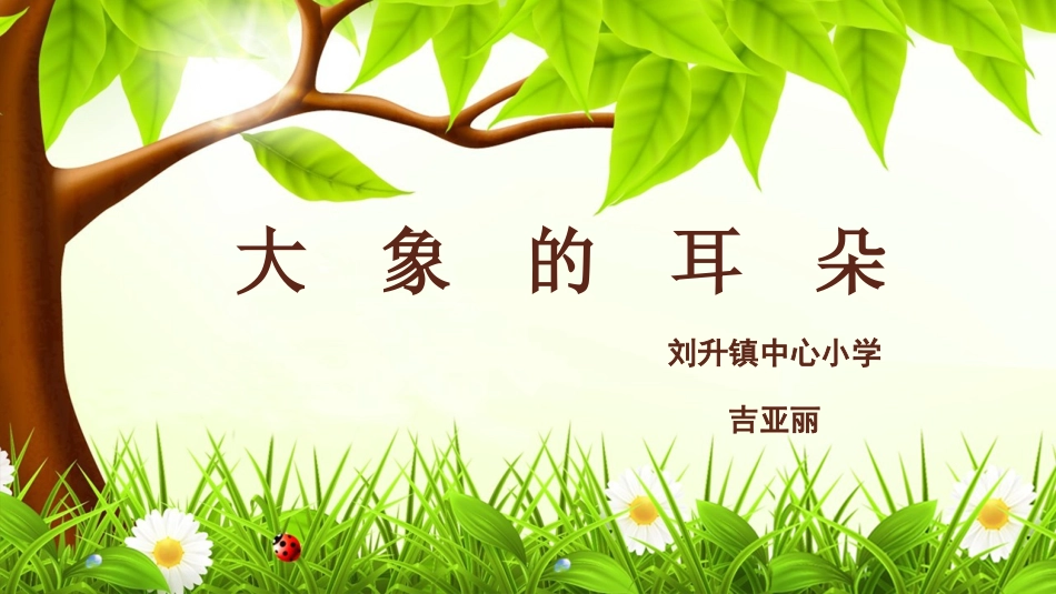 19大象的耳朵_第1页