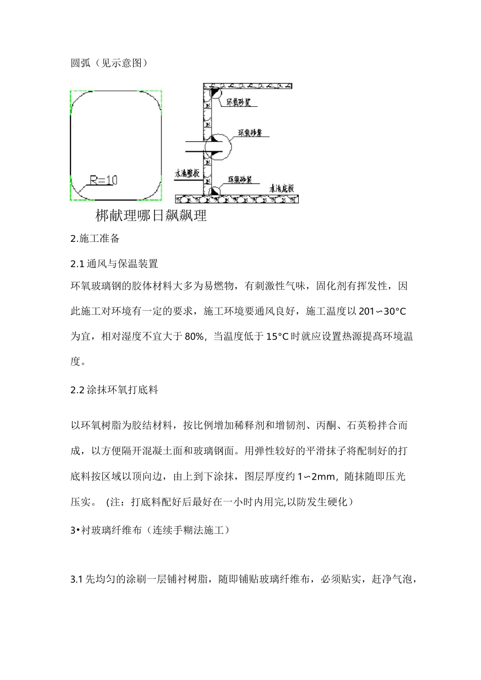 水池玻璃钢防腐施工工法_第2页