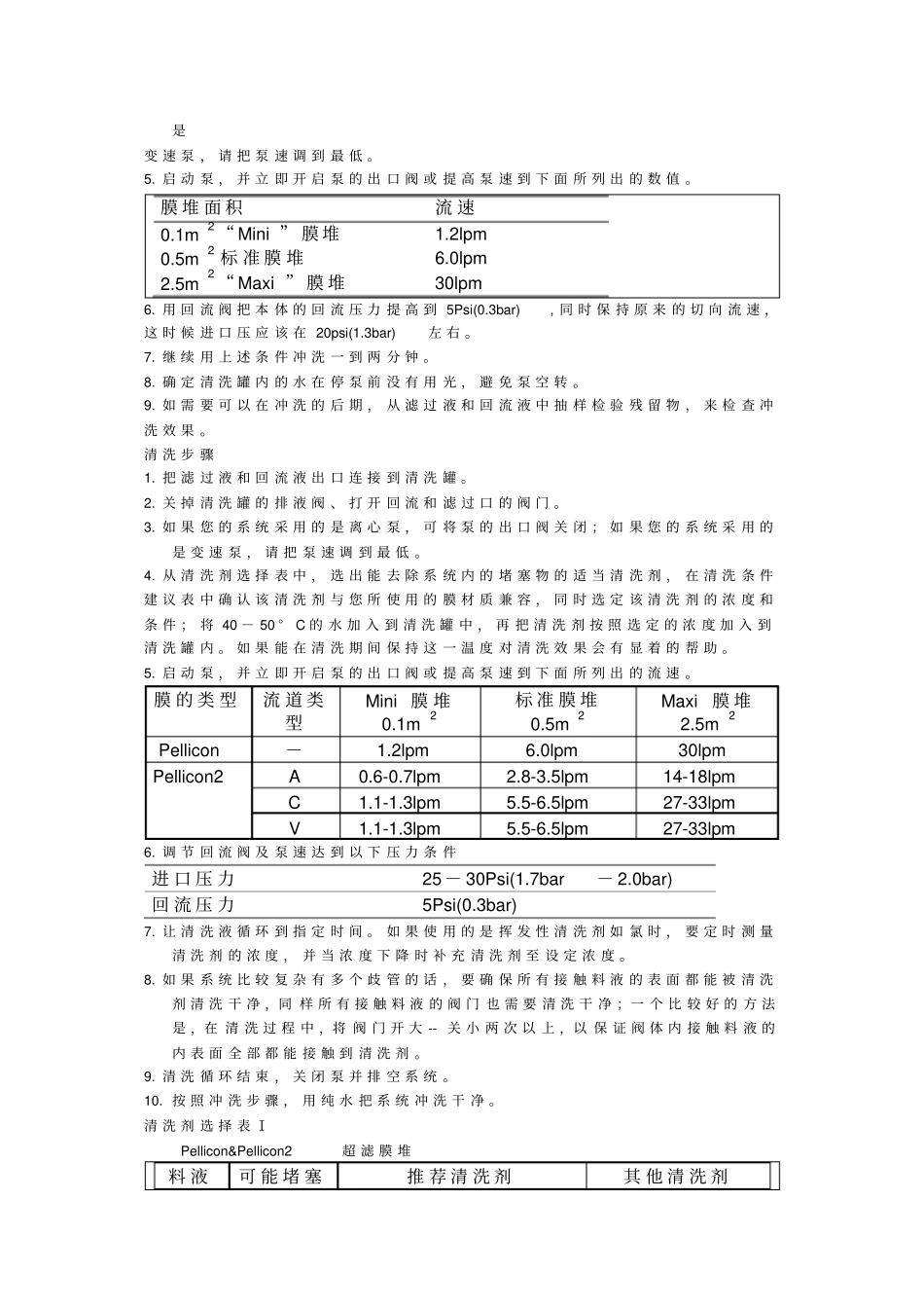 TFF切向流超滤膜包维护手册_第3页