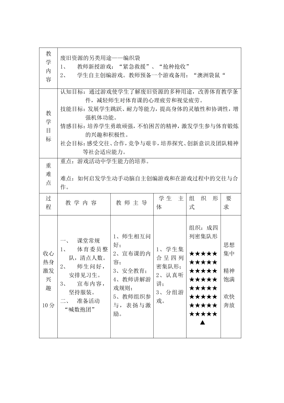编织袋的用途教学设计_第2页