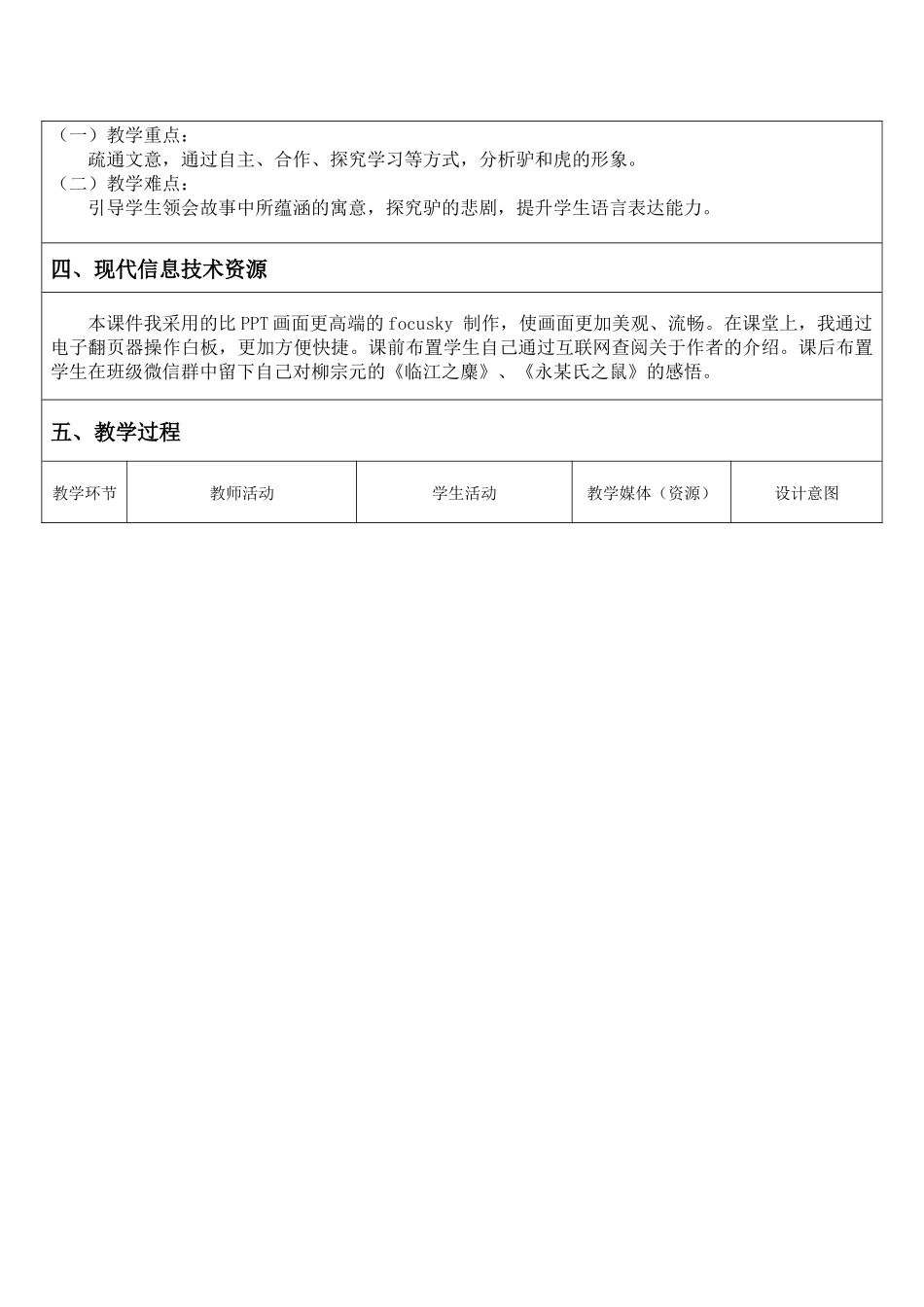 营口市第二十七中学-语文教师-崔媛《黔之驴》_第2页