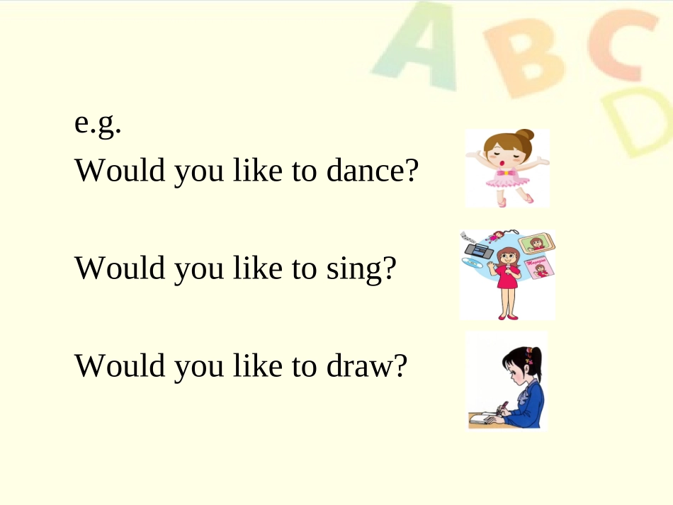 Would-you-like...句型_第2页