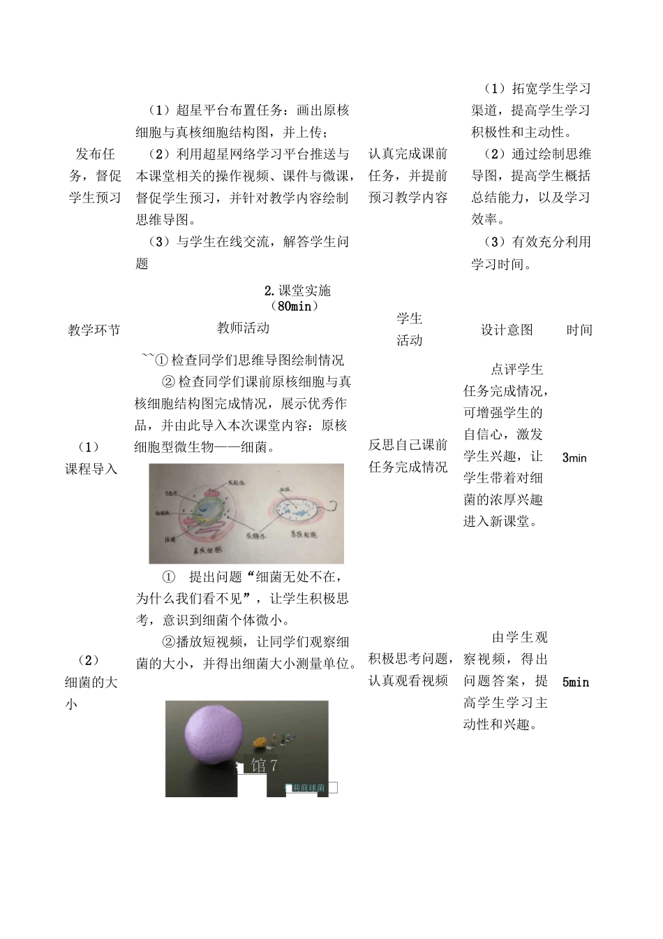 《细菌概述》课程思政教学设计_第2页