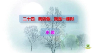 我骄傲-我是一棵树