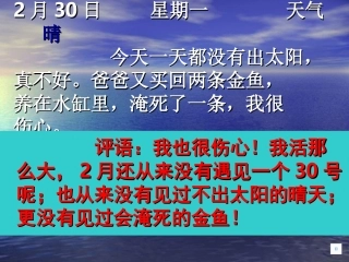 说真话-抒真情微课