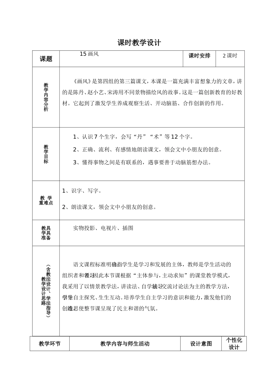 二年级下册画风_第1页