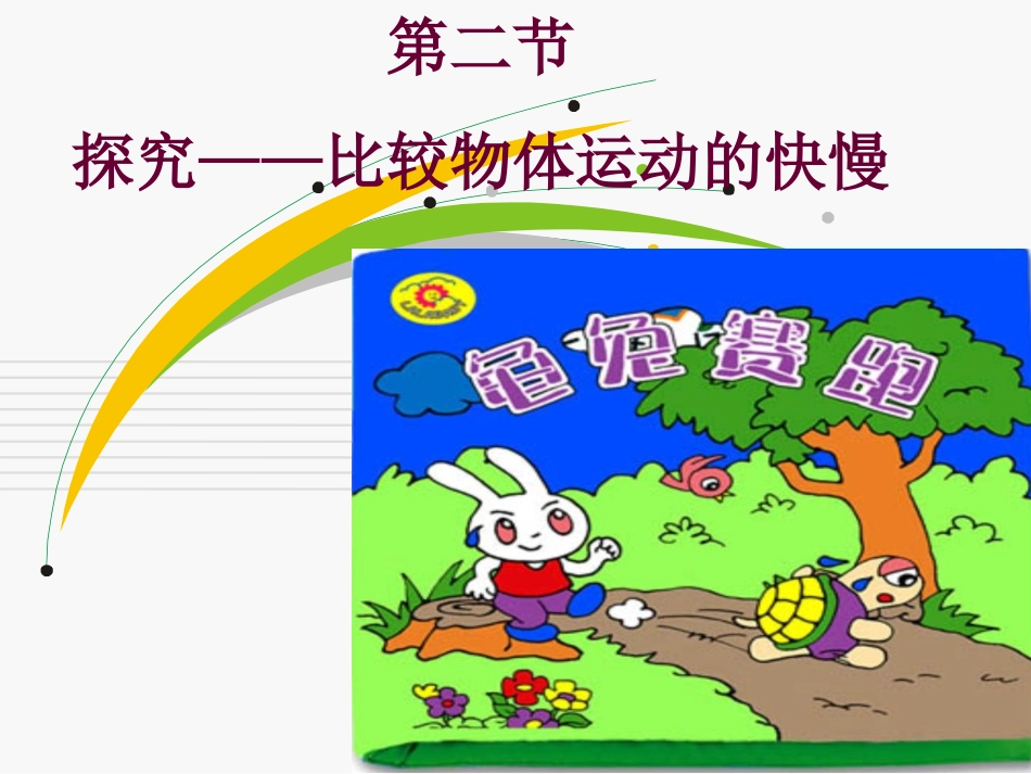 探究—比较物体运动的快慢_第1页