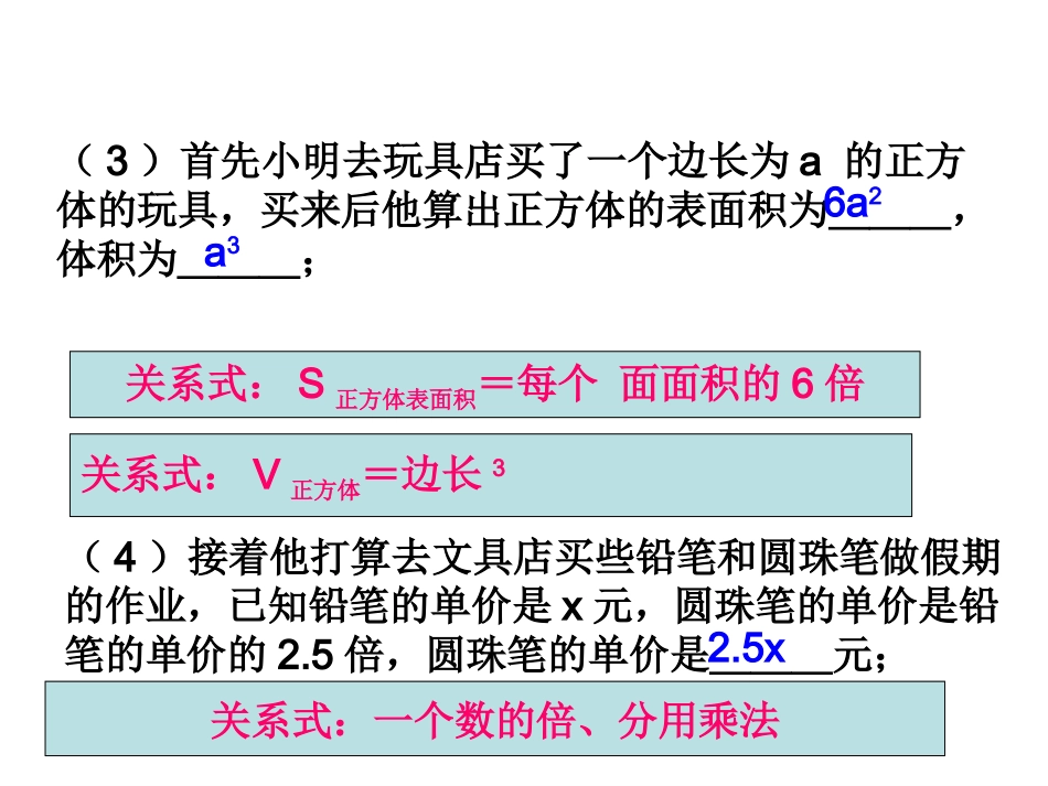 整式第一课时.1整式(2)1_第3页