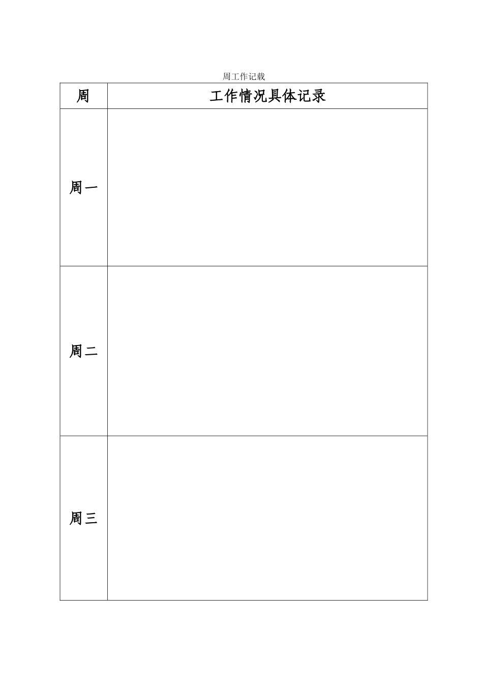 周工作布置与记载表_第2页