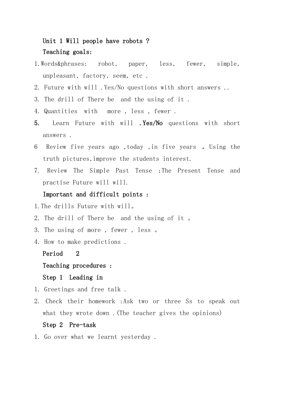 Unit-1-Will-people-have-robots-第二课时_第1页