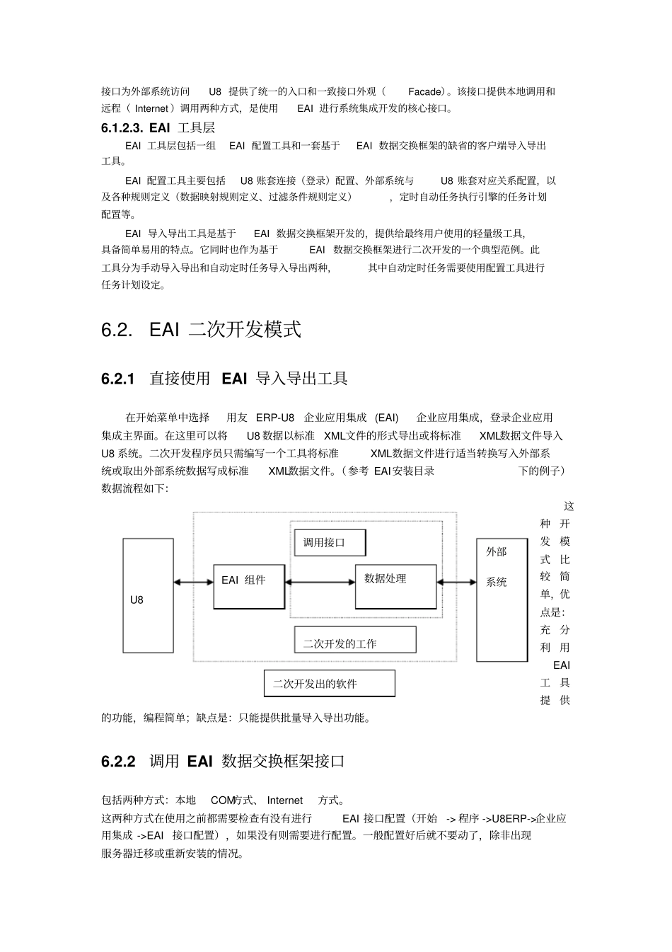 U8EAI简介和开发手册_第2页