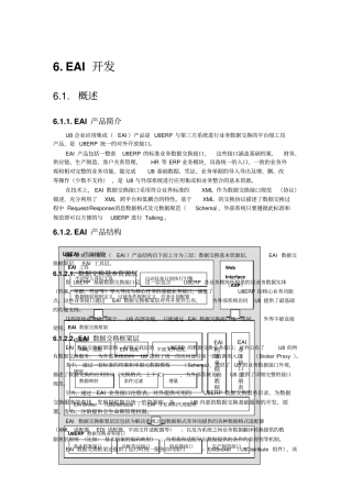 U8EAI简介和开发手册