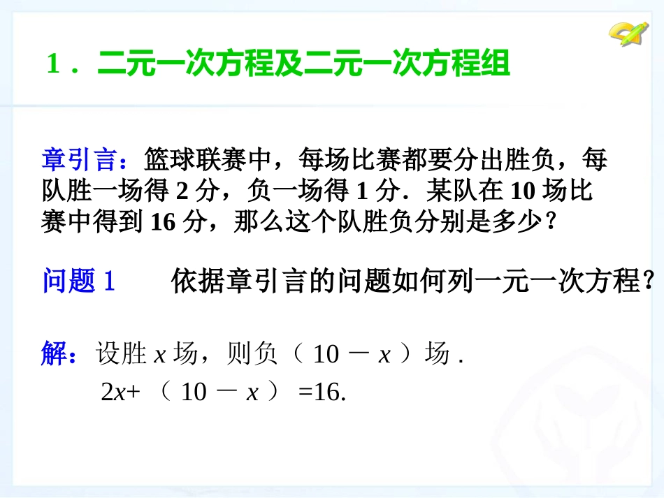 章前引言及二元一次方程组-(2)_第3页