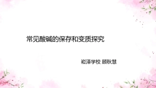 盐和酸、碱的反应
