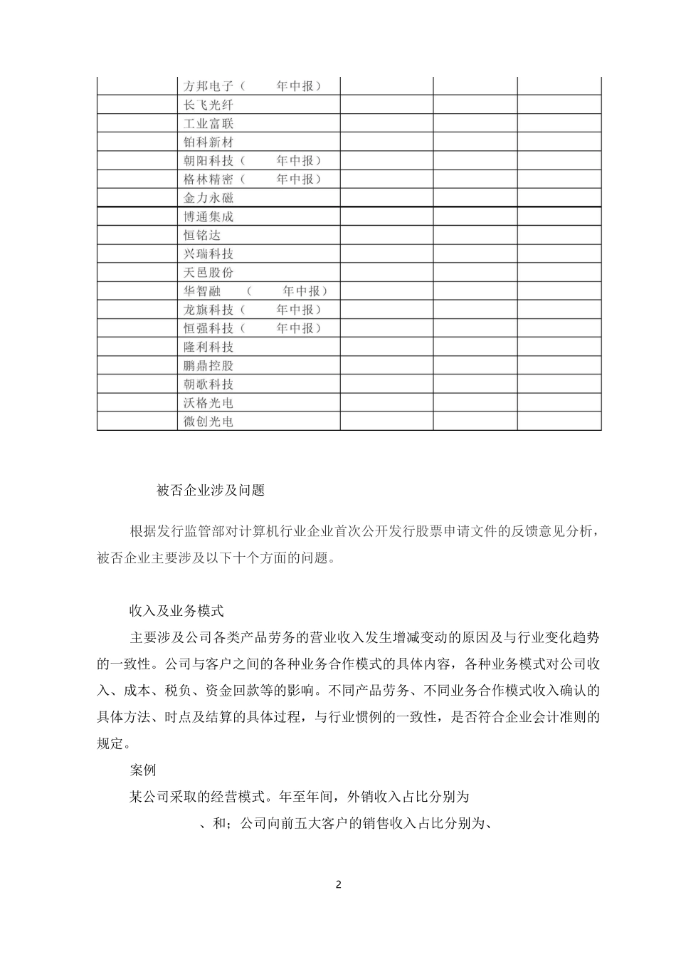 电子设备制造业的IPO审核要点(1)_第2页