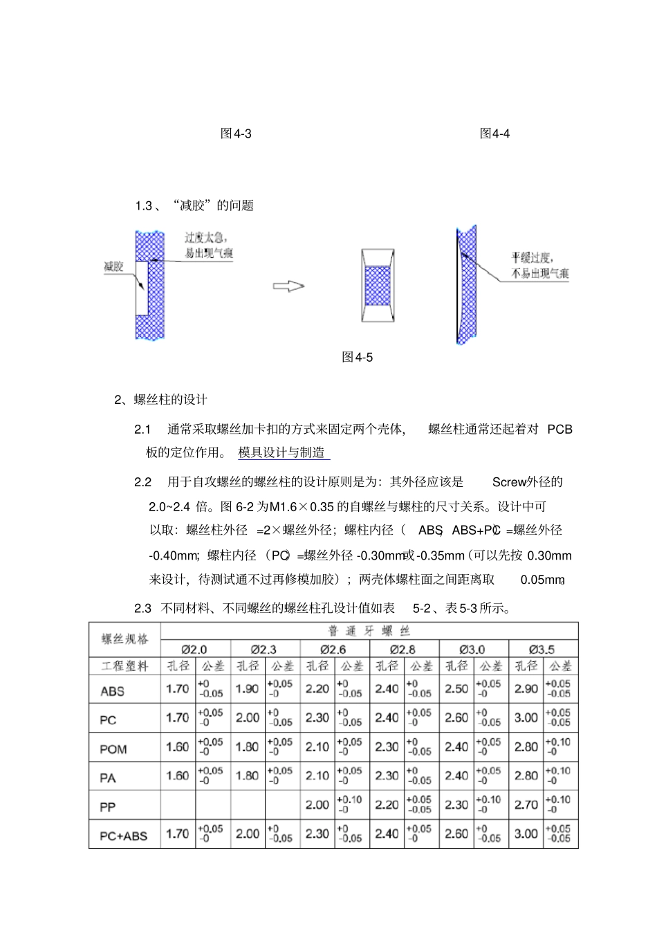 UG产品结构设计注意事项之螺丝柱的设计原则_第2页