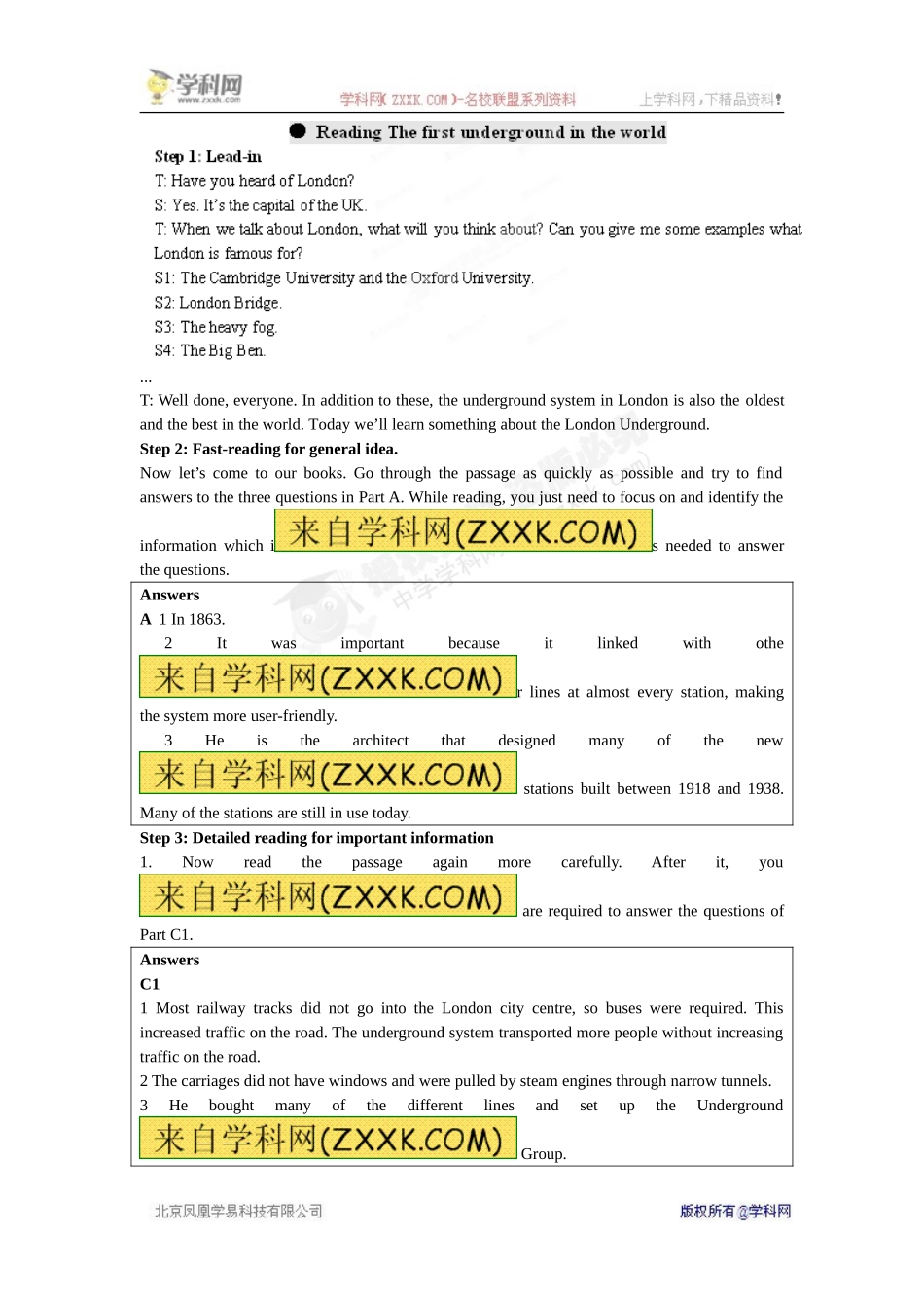 [名校联盟]湖南省蓝山二中高二英语M7U4全单元教案：Reading_第1页