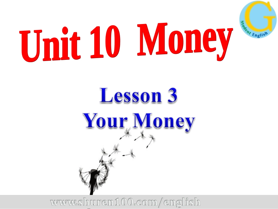 Lesson3YourMoney_第1页