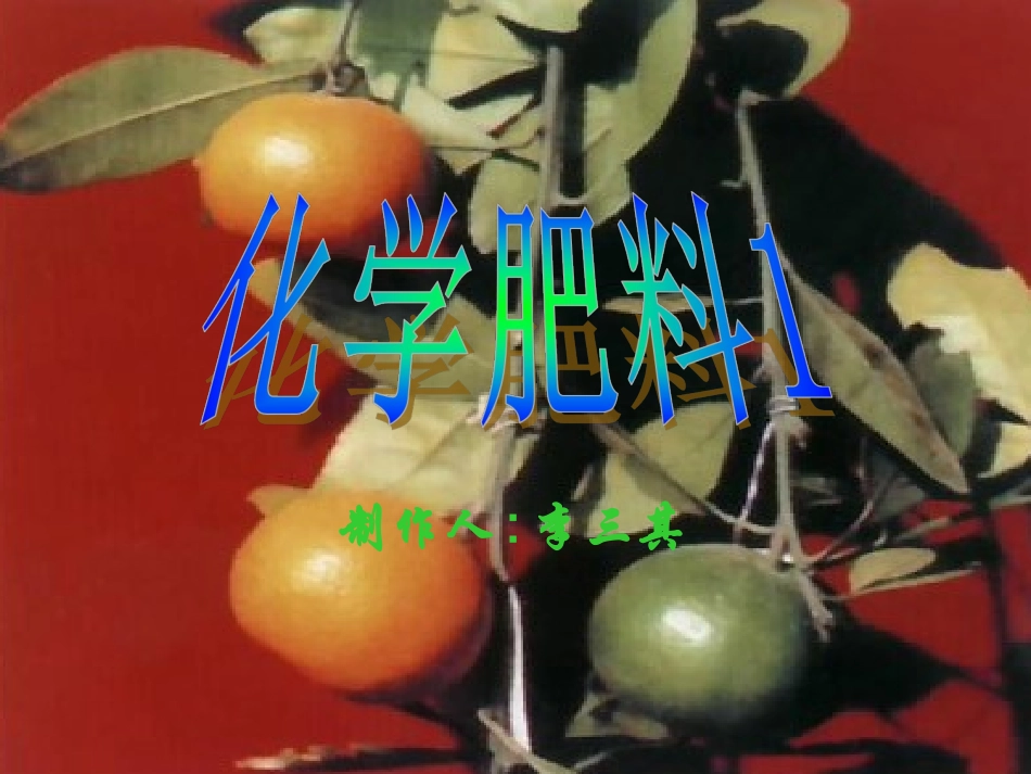 课题2-化学肥料-(4)_第1页