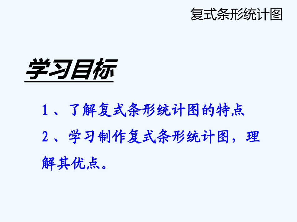 青岛版五下第六单元第一课时--复式条形统计图_第3页