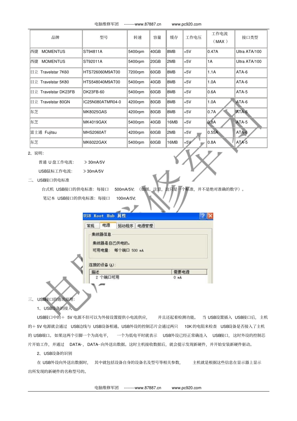 USB接口标准及故障维修概要_第2页