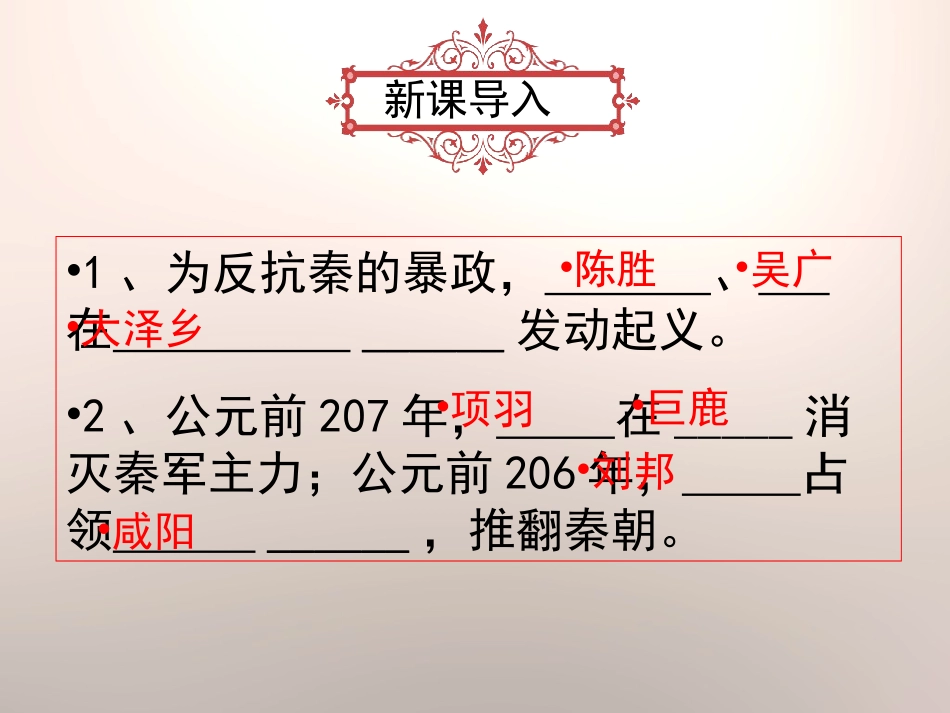 第11课--西汉建立和“文景之治”1_第2页