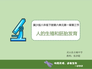 第三节人的生殖和胚胎发育
