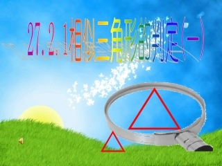 27.2.1-相似三角形的判定-(2)