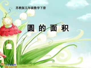 6.圆的面积公式及简单应用