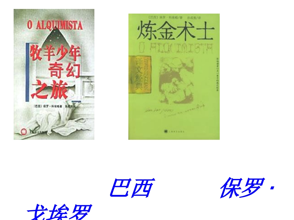 《炼金术士》课件3_第2页