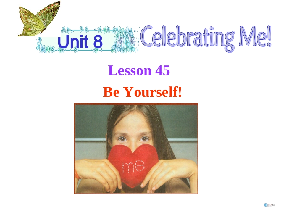 Lesson45BeYourself!_第1页