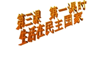 生活在民主国家-(2)