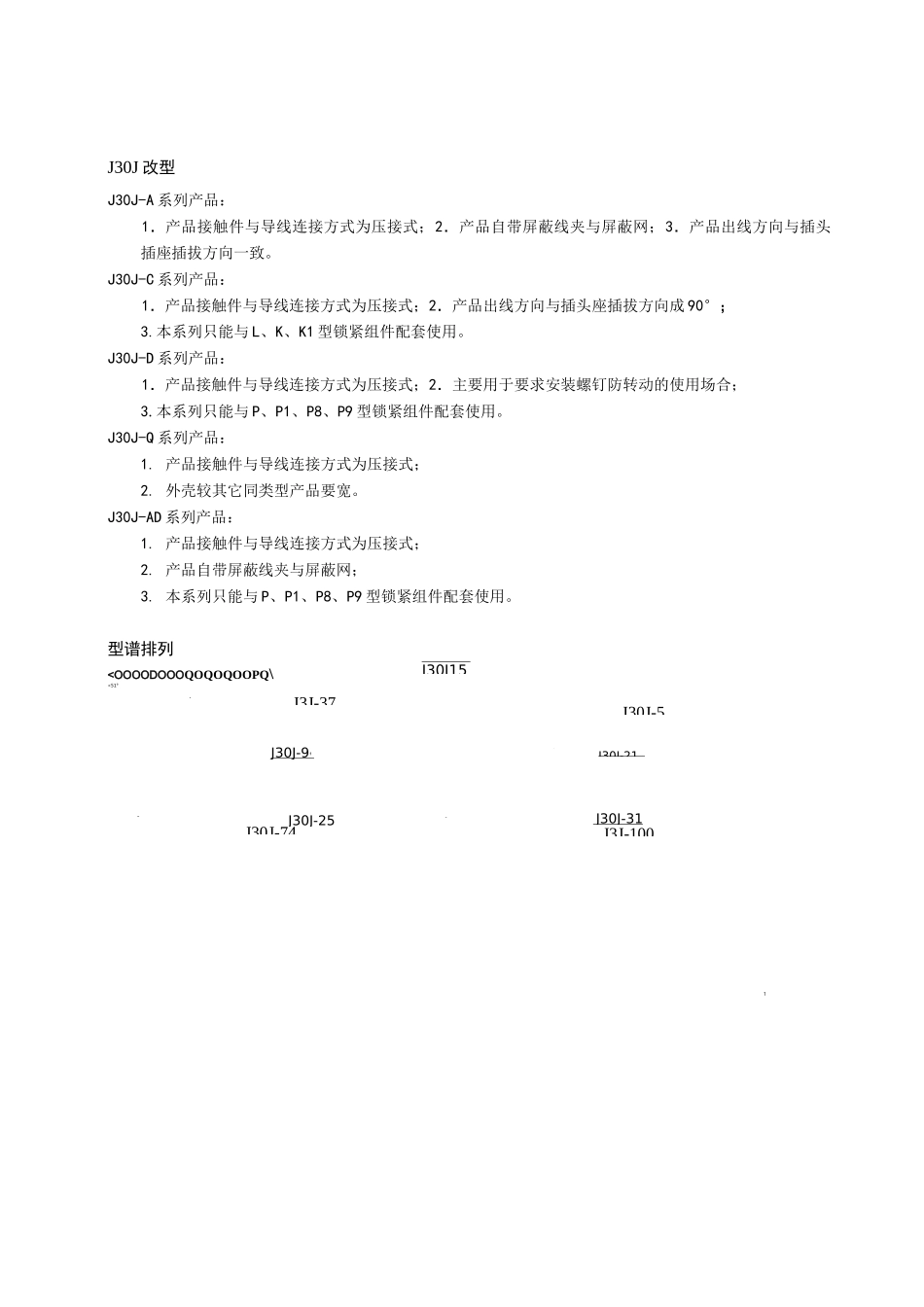 J30J系列微矩形电连接器_第2页