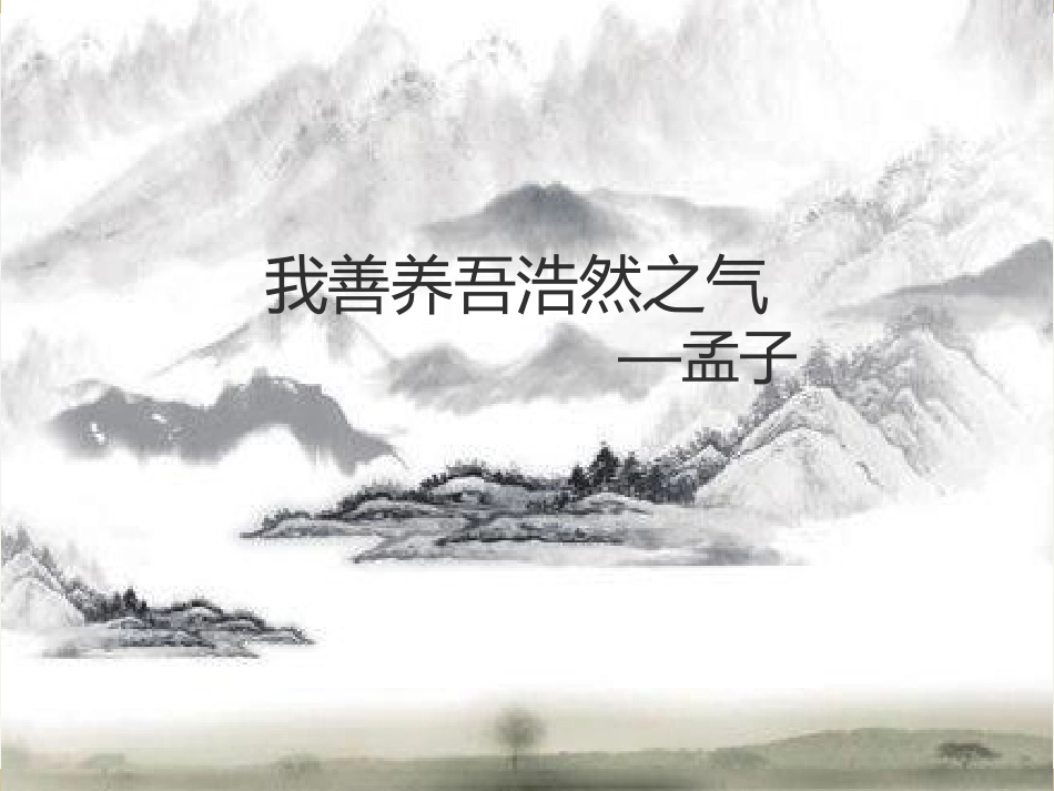 我善养吾浩然之气_第1页