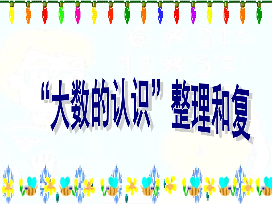 大数的认识复习_第1页