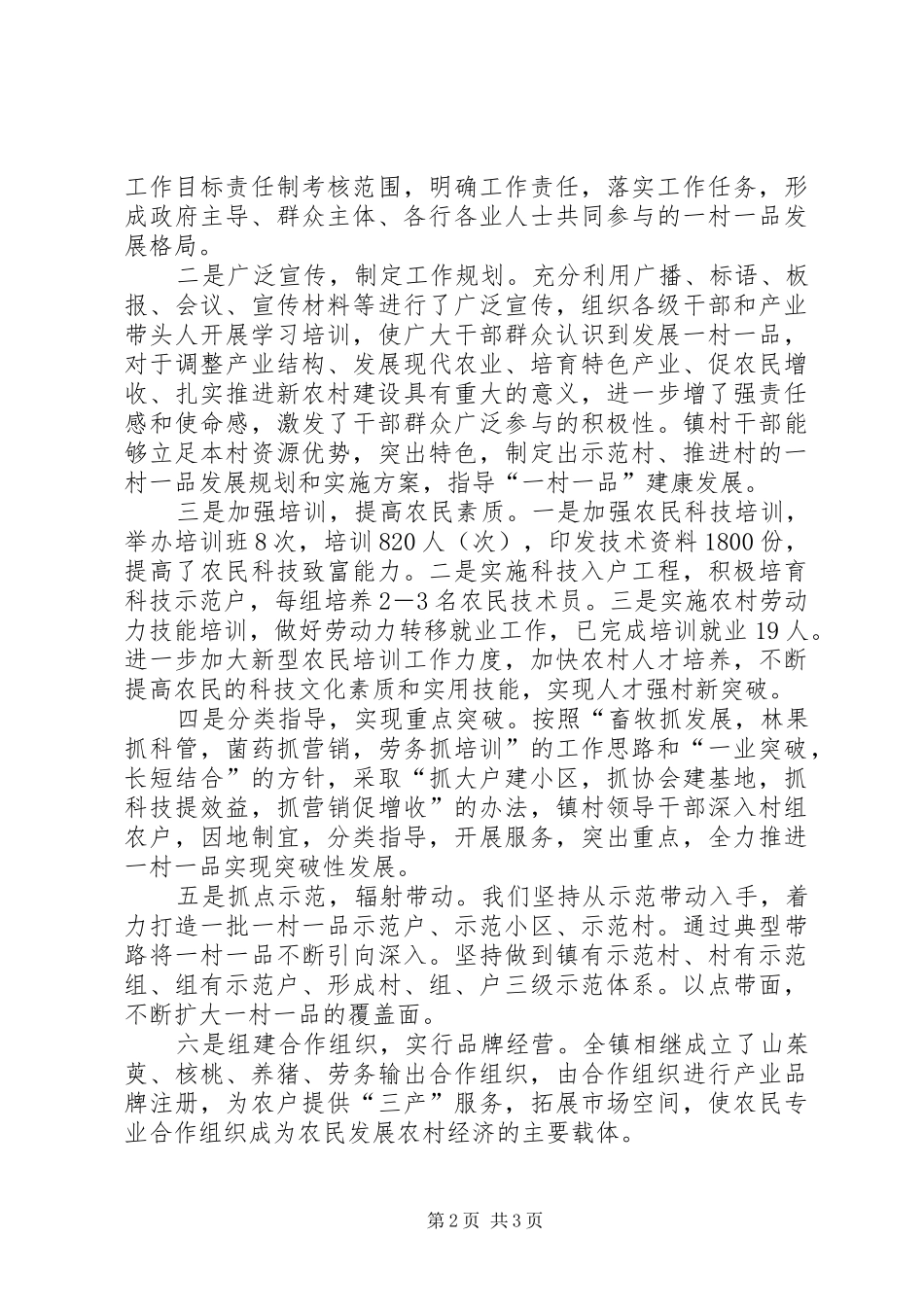 在某村新农村建设暨产业发展动员大会上的讲话发言_第2页